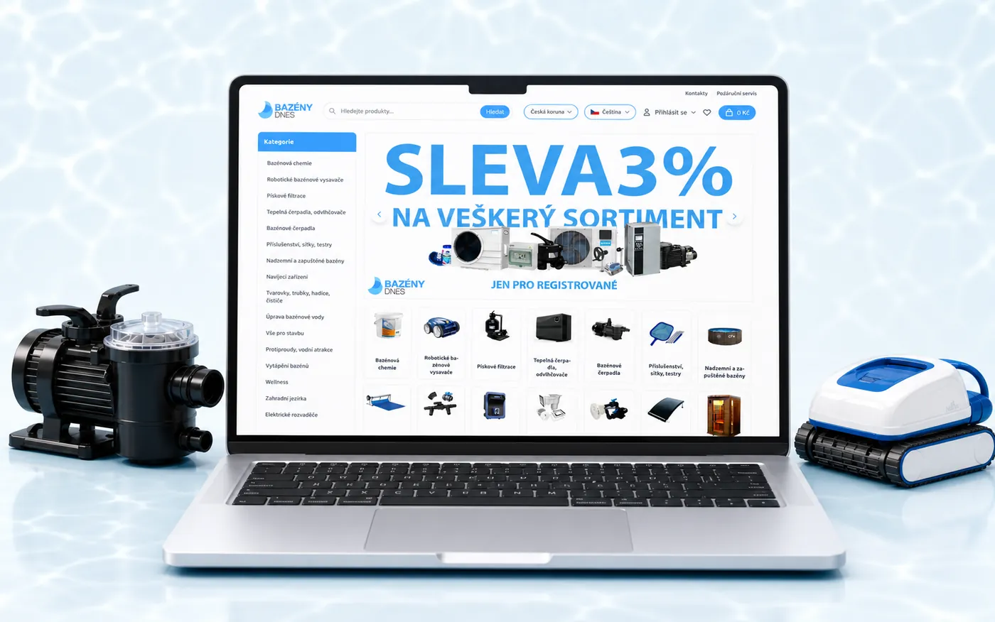 E-shop BazényDnes.cz z případové studie Dvojka v IT